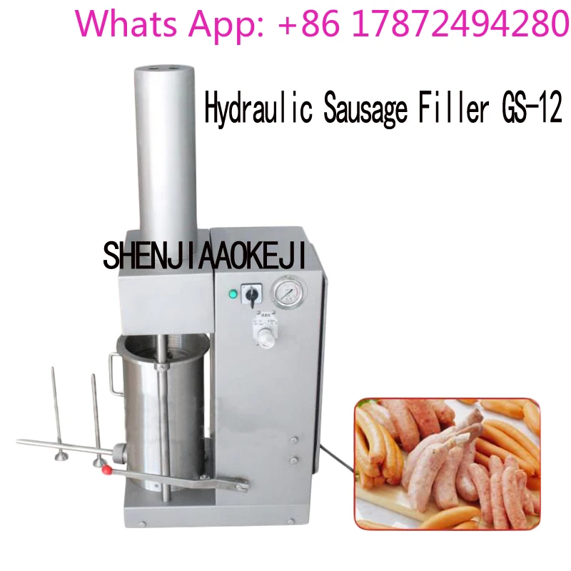 Small Hydraulic Sausage Filler Stainless Steel Electric Sausage Make Machine Commercial Automatic Enema Machine 220V 1.1KW
Small Hydraulic Sausage Filler Stainless Steel Electric Sausage Make Machine Commercial Automatic Enema Machine 220V 1.1KW