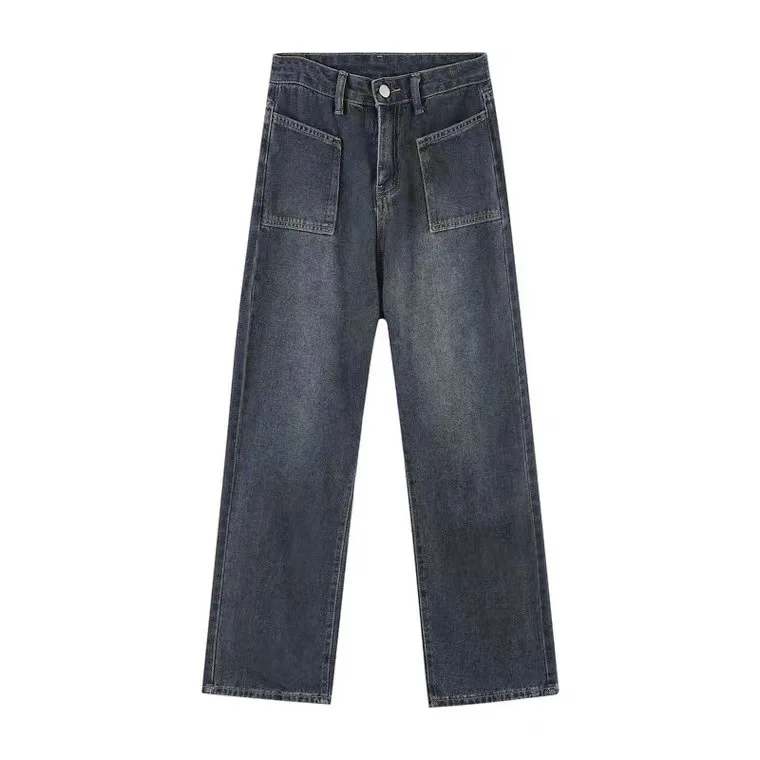 Wide Leg Jean Ankle Length Jeans Women High Waist Denim Pants Distressed Solid Loose Summer 2025 Zipper Fly Washed Casual
Wide Leg Jean Ankle Length Jeans Women High Waist Denim Pants Distressed Solid Loose Summer 2025 Zipper Fly Washed Casual