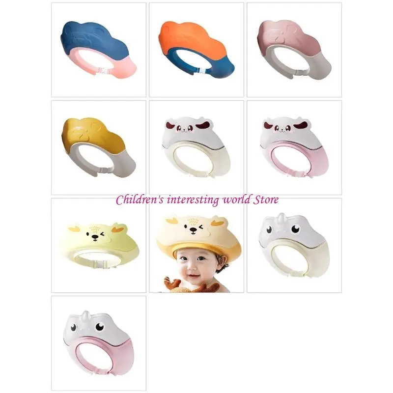 Cartoon Infant Safety Bathing Caps for Shampoo Protections Adjustable Featrure 425F
Cartoon Infant Safety Bathing Caps for Shampoo Protections Adjustable Featrure 425F