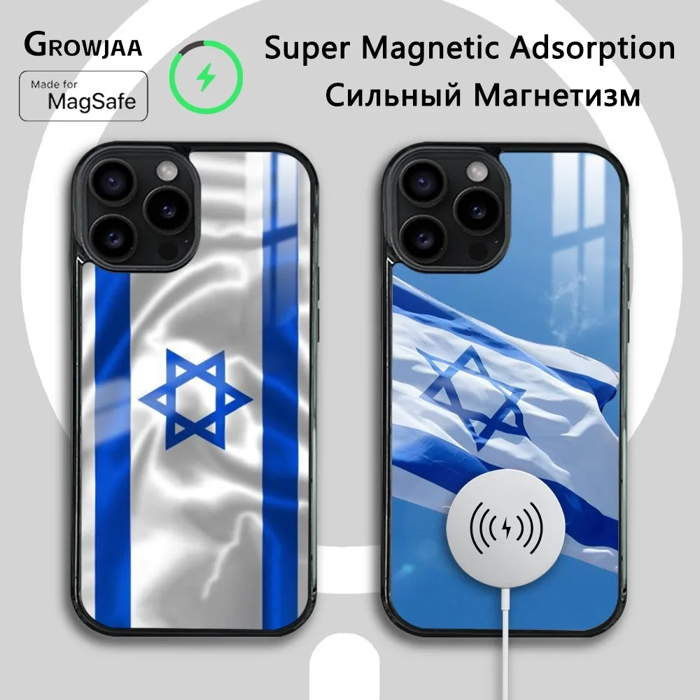 I-Israel Flag Phone Case For iPhone 16 15 14 13 12 11 Pro Max Plus Mini Magsafe Mirror Wireless Magnetic Cover
I-Israel Flag Phone Case For iPhone 16 15 14 13 12 11 Pro Max Plus Mini Magsafe Mirror Wireless Magnetic Cover