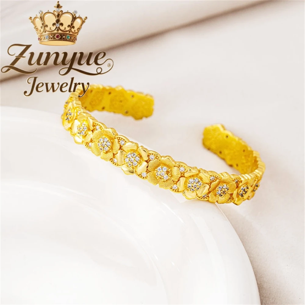 Песочные золотые цветочные парчовые открытые браслеты, ювелирные изделия класса люкс, бестселлеры, модные украшения ручной работы, изысканные подвески, элегантные 
Песочные золотые цветочные парчовые открытые браслеты, ювелирные изделия класса люкс, бестселлеры, модные украшения ручной работы, изысканные подвески, элегантные