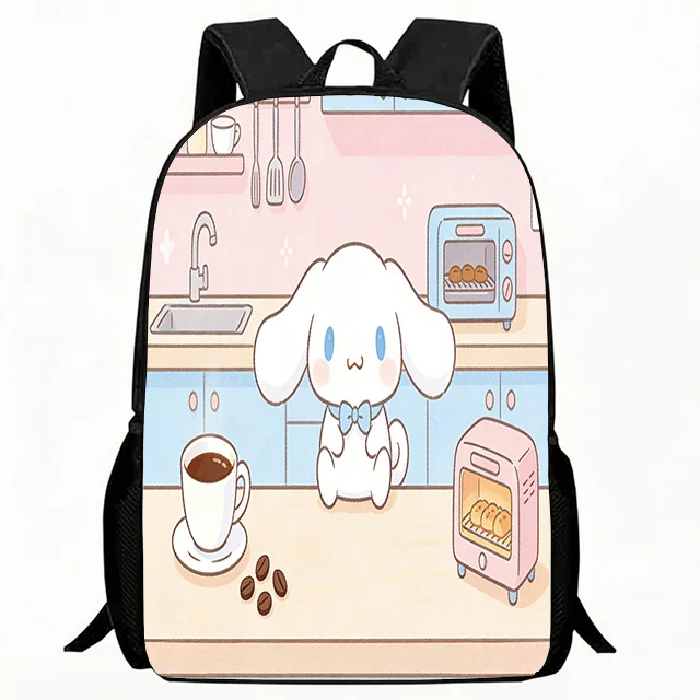 Kids Bag Cute Cinnamoroll Puppy in Pink Kitchen Print School Backpack Lightweight Breathable Children's Casual Daypack Adjustabl
Kids Bag Cute Cinnamoroll Puppy in Pink Kitchen Print School Backpack Lightweight Breathable Children's Casual Daypack Adjustabl