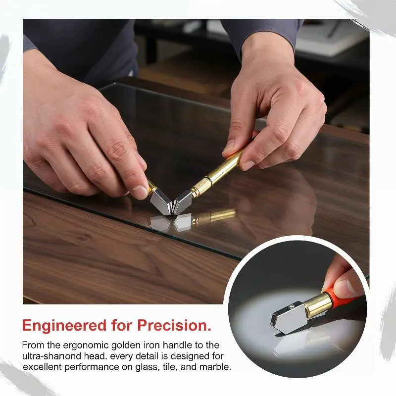 Easy To Use And Carry Glass Cutter Tile Cutter Anti-Skid Handle Cutting Tool
Easy To Use And Carry Glass Cutter Tile Cutter Anti-Skid Handle Cutting Tool