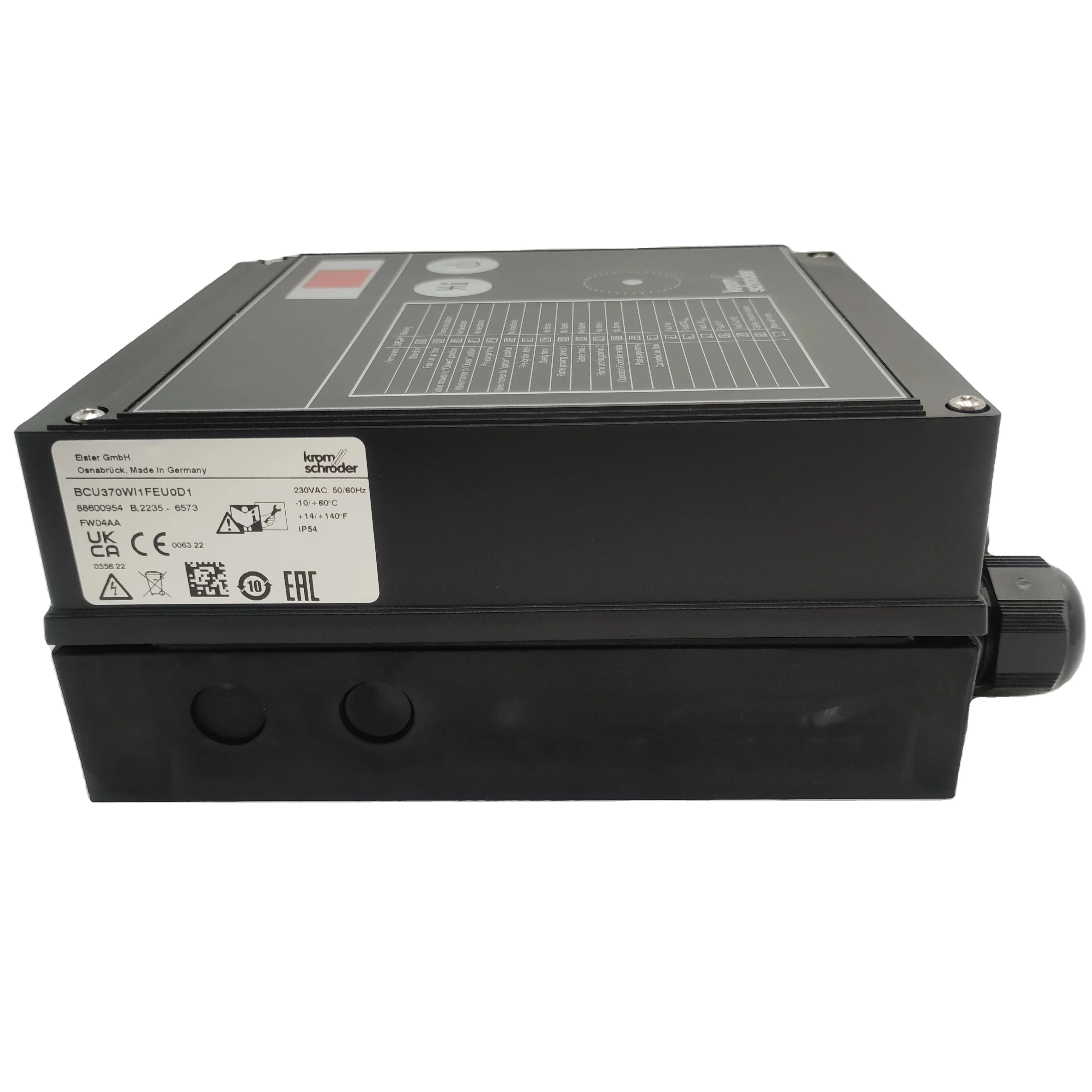 Original Kromschroder Gas Burner Controller BCU370WI1FEU0D1 Control Box for Industrial Combustion
Original Kromschroder Gas Burner Controller BCU370WI1FEU0D1 Control Box for Industrial Combustion