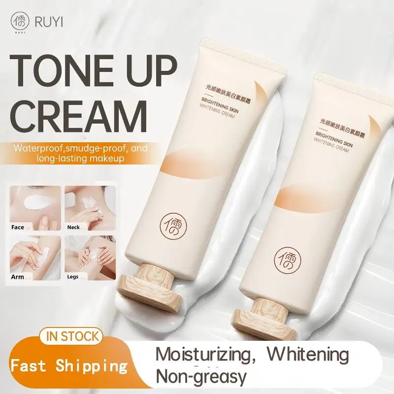 Крем для лица RUYI Whitening Tone-up, натуральный тональный крем для макияжа, мгновенное осветление, естественный финиш, BB-крем, увлажняющий праймер для лица, 100 г
Крем для лица RUYI Whitening Tone-up, натуральный тональный крем для макияжа, мгновенное осветление, естественный финиш, BB-крем, увлажняющий праймер для лица, 100 г
