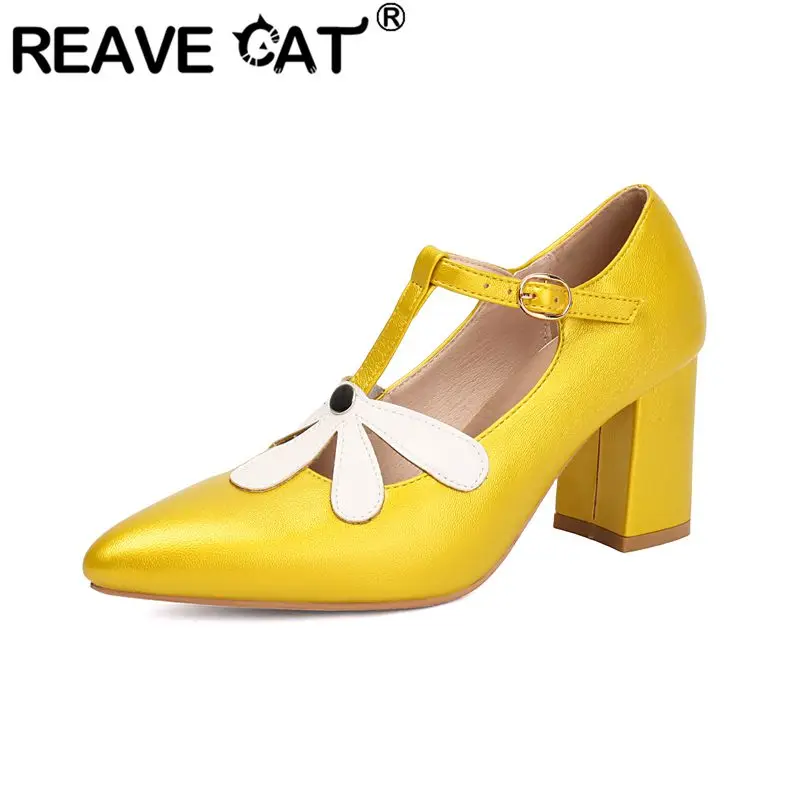 Туфли-лодочки REAVE CAT фиолетовые женские с острым носком, каблук 8 см, на толстом каблуке, с Т-образным ремешком и пряжкой, разноцветные, с цветочным декором, большие размеры 44, 45, 46, 47, 48, для свиданий
Туфли-лодочки REAVE CAT фиолетовые женские с острым носком, каблук 8 см, на толстом каблуке, с Т-образным ремешком и пряжкой, разноцветные, с цветочным декором, большие размеры 44, 45, 46, 47, 48, для свиданий