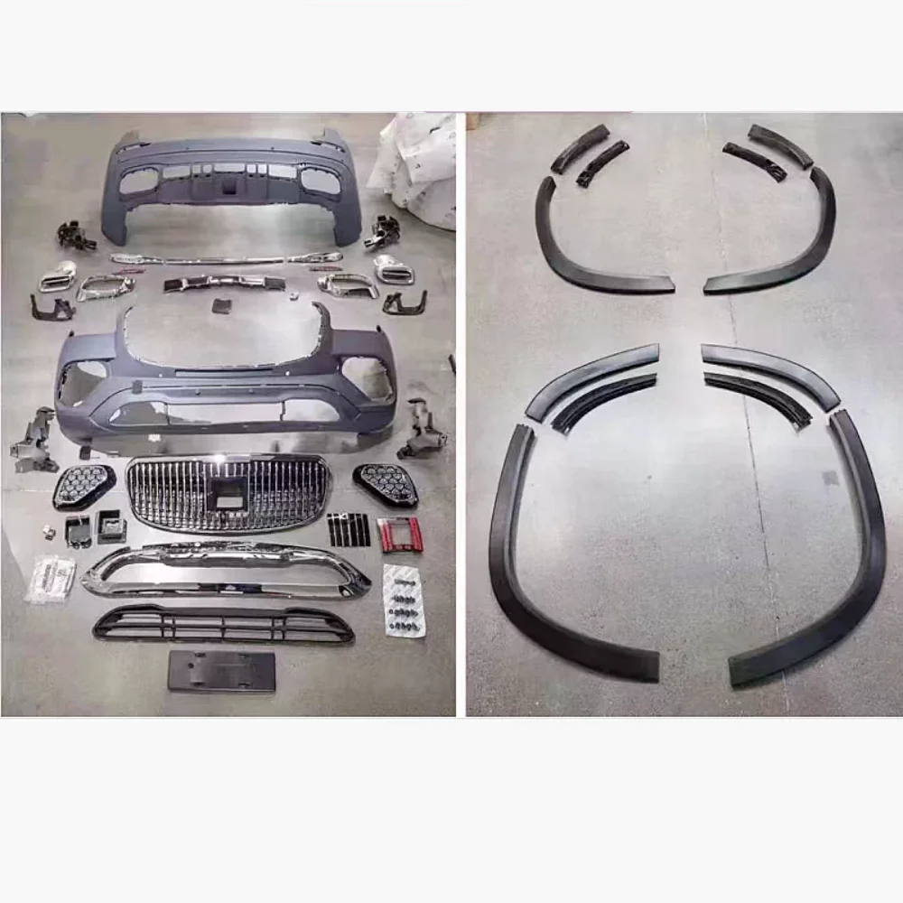 Body kit for Mercedes Benz GLS-class GLS400 GLS450 2020-2024 modified GLS600 Style Surround Front bumper Rear Bumper Grill
Body kit for Mercedes Benz GLS-class GLS400 GLS450 2020-2024 modified GLS600 Style Surround Front bumper Rear Bumper Grill