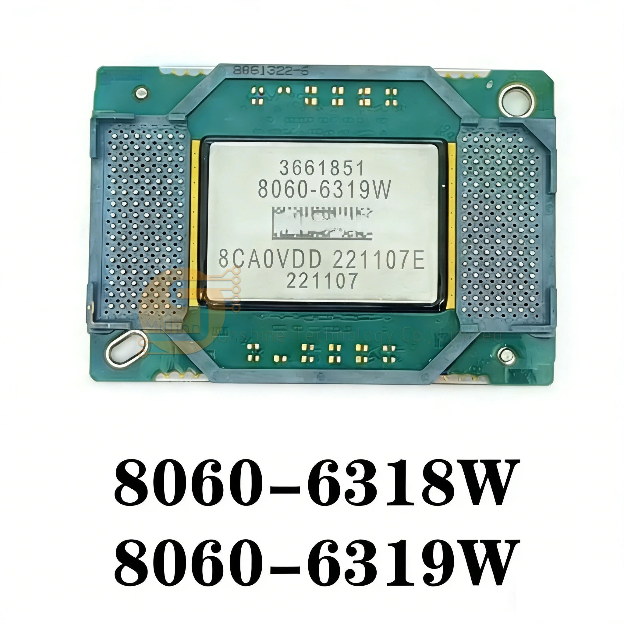 1 шт./лот 8060-6318W 8060-6319W 8060-6318 8060-6319 8060 6318W 8060 6319W DMD-чип для DLP-проектора, в наличии, новый, оригинальный
1 шт./лот 8060-6318W 8060-6319W 8060-6318 8060-6319 8060 6318W 8060 6319W DMD-чип для DLP-проектора, в наличии, новый, оригинальный