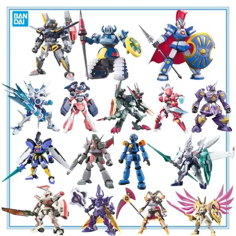 In stock Bandai Original WAR LBX HUNTER Anime Action Figure Assembly Model Toys Collectible Ornaments Dolls Gifts for Children