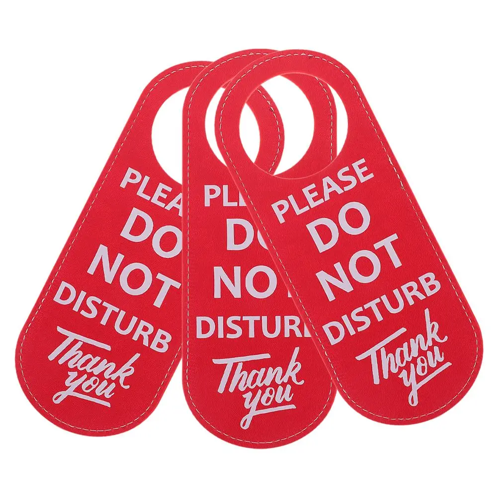 3 Pcs Do Not Disturb Sign Door Hanger Privacy Sign for Hotel Home Office Universal Solution Fits Doorknobs
3 Pcs Do Not Disturb Sign Door Hanger Privacy Sign for Hotel Home Office Universal Solution Fits Doorknobs