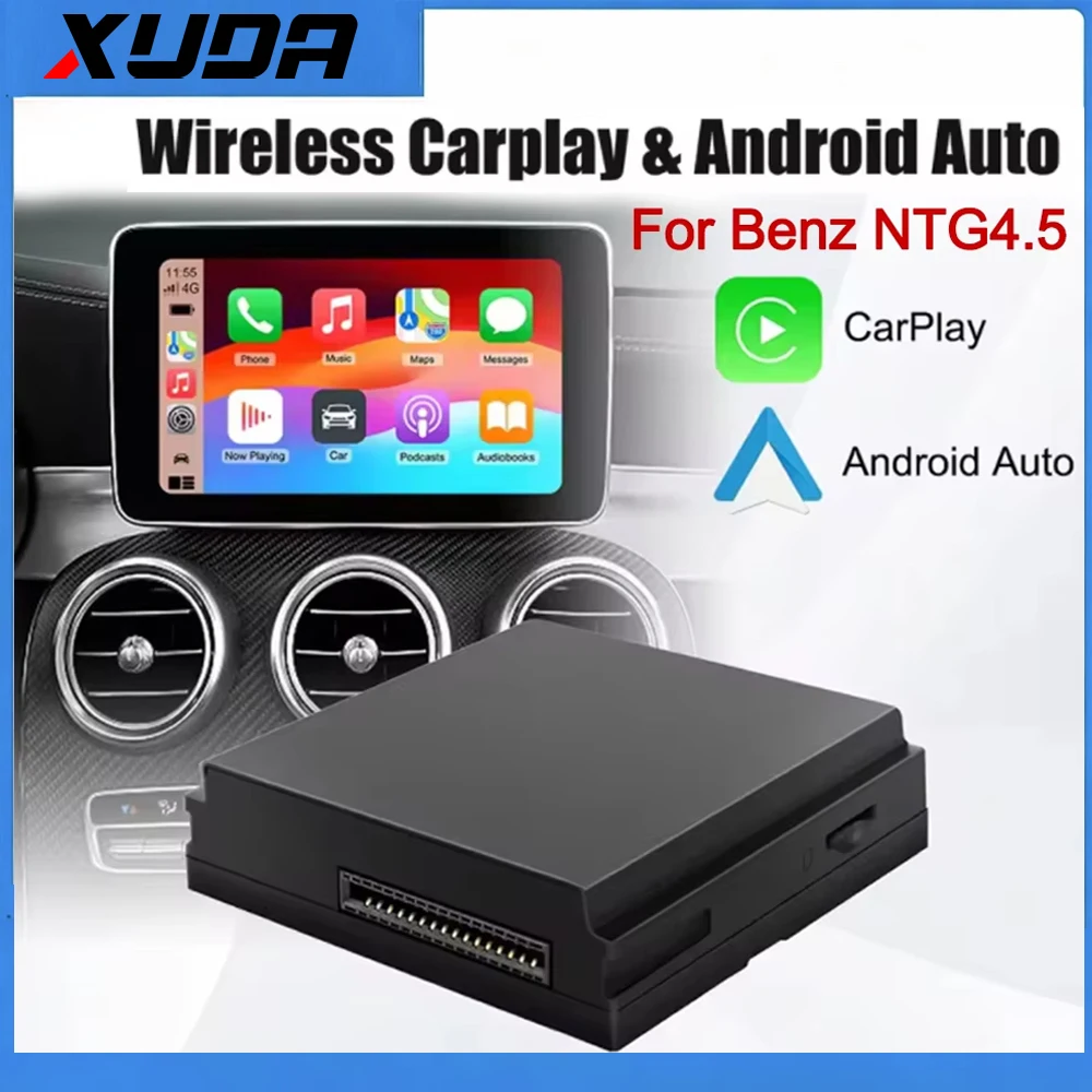 Wireless CarPlay Android Auto For Mercedes Benz A B C E CLA GLA GLK ML Sprinter NTG4.5 Becker Module with AirPlay GPS Navigation
Wireless CarPlay Android Auto For Mercedes Benz A B C E CLA GLA GLK ML Sprinter NTG4.5 Becker Module with AirPlay GPS Navigation