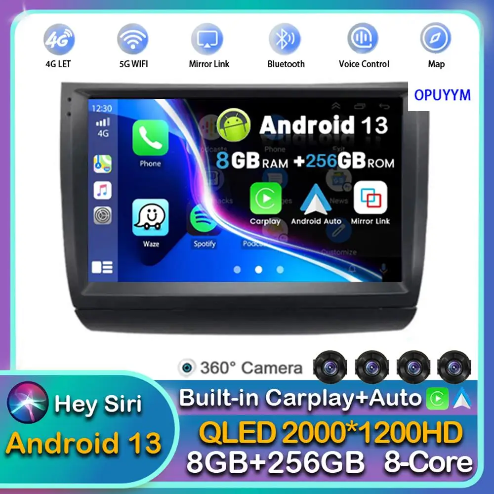Android 13 Carplay Auto For Toyota Prius 20 2002 2003 2004 2005 2006 2007 2008 2009 Car Radio Multimedia Player Video Stereo DSP
Android 13 Carplay Auto For Toyota Prius 20 2002 2003 2004 2005 2006 2007 2008 2009 Car Radio Multimedia Player Video Stereo DSP