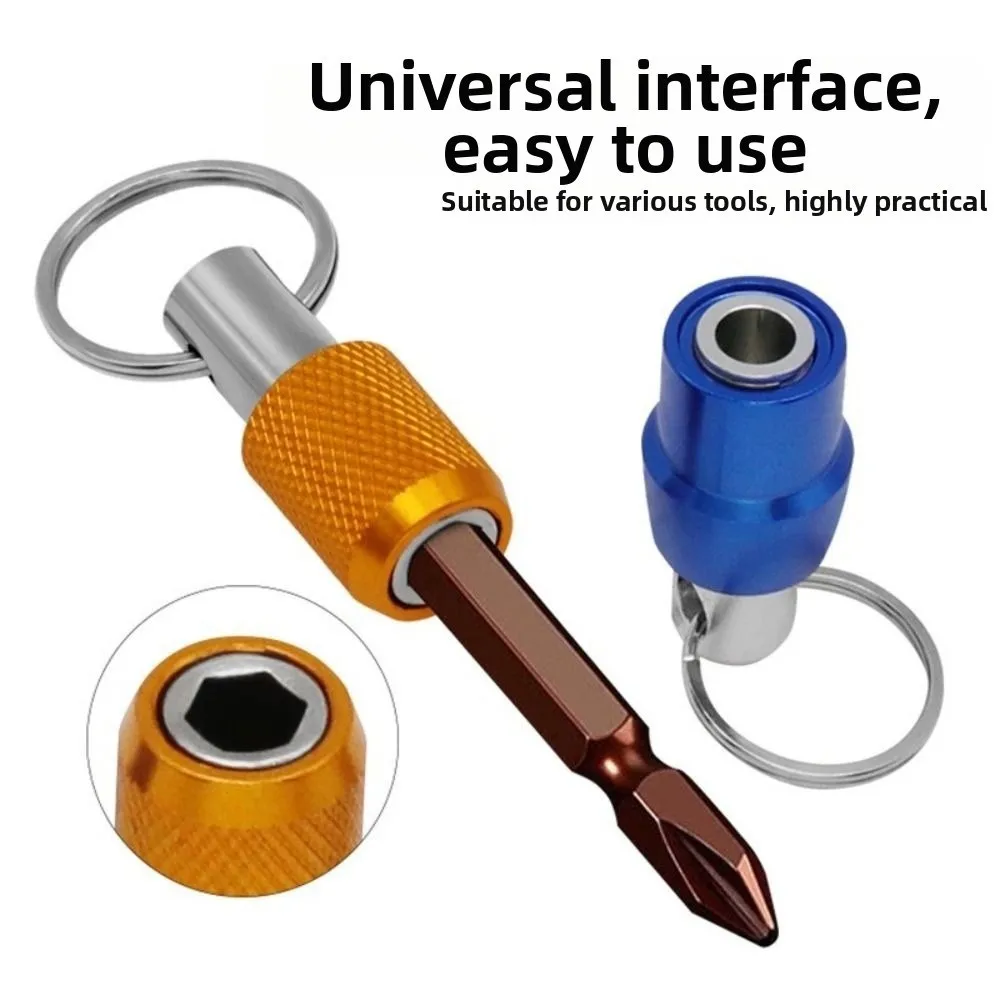 1/4 Inch Hex Shank Screwdriver Bit Holder Quick Release Rust-proof Extended Drill Bit Holder Non-slip Oxidation Resistant
1/4 Inch Hex Shank Screwdriver Bit Holder Quick Release Rust-proof Extended Drill Bit Holder Non-slip Oxidation Resistant