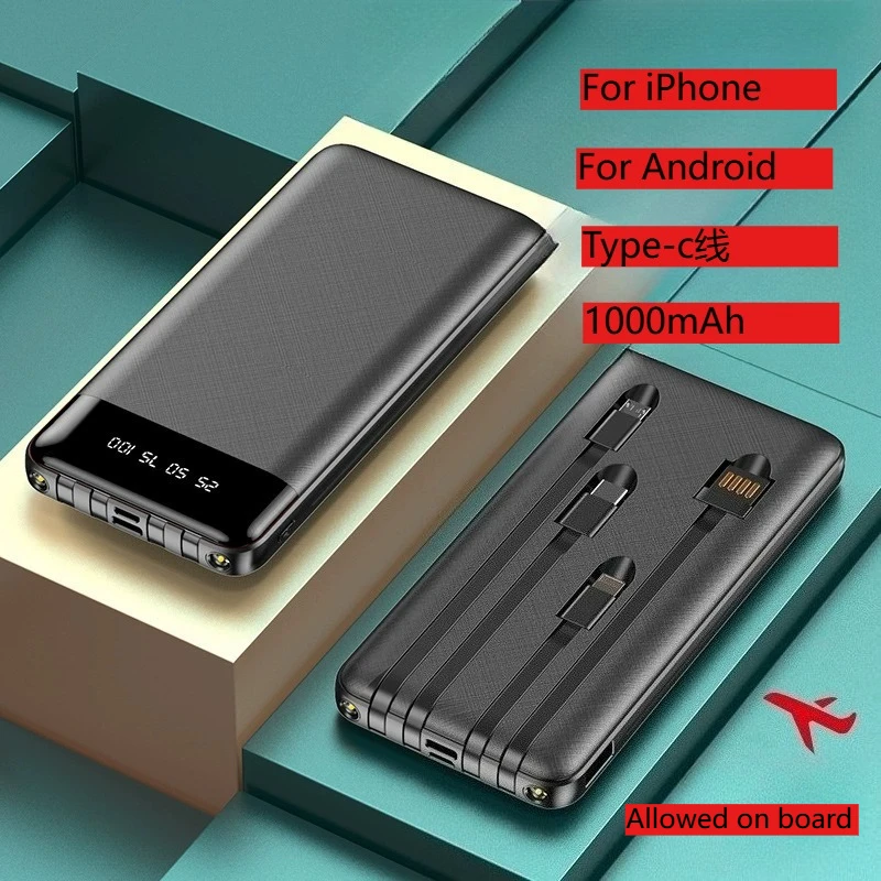 New 10000mAh Power Bank Portable Ultra Slim Charger External Battery Pack With 2 USB Output Ports Charging Cable LED Flashlight
New 10000mAh Power Bank Portable Ultra Slim Charger External Battery Pack With 2 USB Output Ports Charging Cable LED Flashlight
