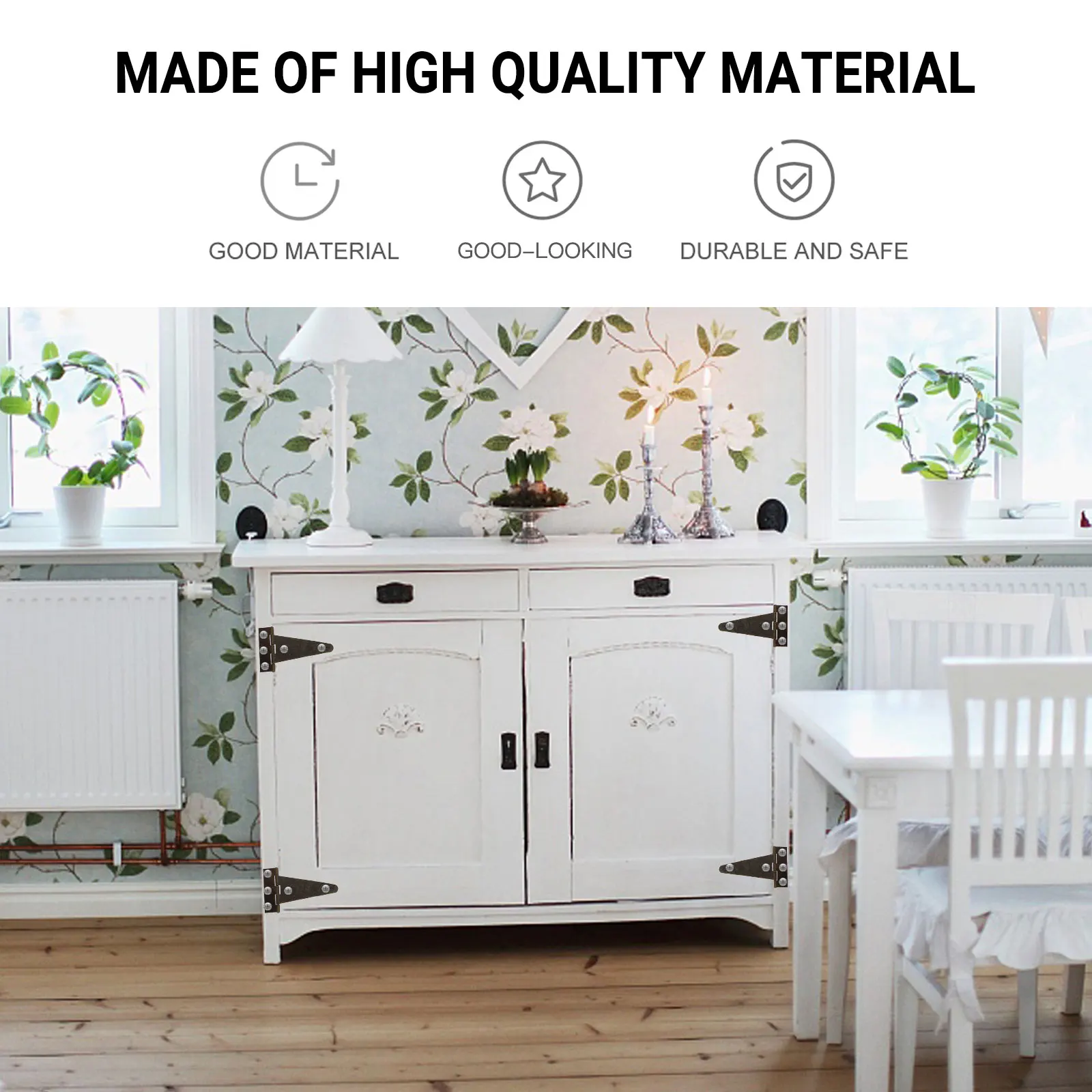 6 pcs Iron Galvanized T-Strap Light Duty Barn Door Hinges Shed Gate Hinges Rustic Decorative Hardware Accessories For Wood Doors
6 pcs Iron Galvanized T-Strap Light Duty Barn Door Hinges Shed Gate Hinges Rustic Decorative Hardware Accessories For Wood Doors