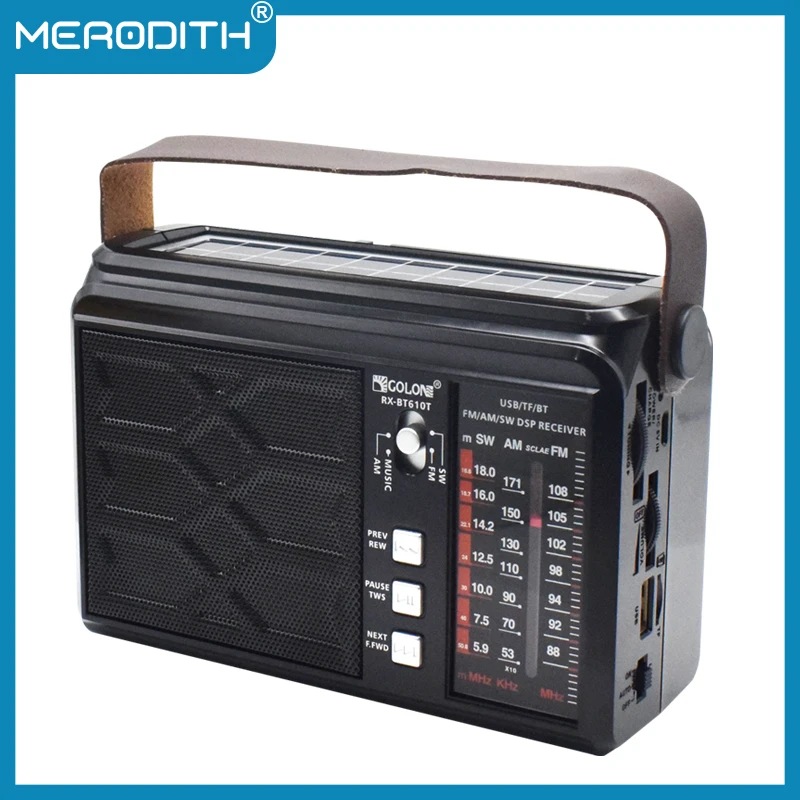 Portable radio solar panel FM AM SW shortwave radio with LED light USB TF card speaker pocket radio
Portable radio solar panel FM AM SW shortwave radio with LED light USB TF card speaker pocket radio