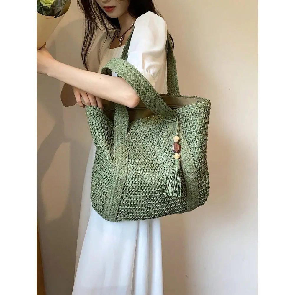Capacity Straw Bag Tassel Decor Vacation,Perfect For Summer Beach Travel Vacation, Summer Essentials, Perfect For Vacation Holi
Capacity Straw Bag Tassel Decor Vacation,Perfect For Summer Beach Travel Vacation, Summer Essentials, Perfect For Vacation Holi
