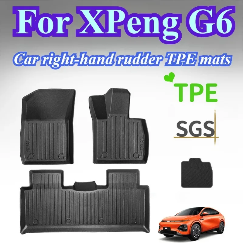 For Xpeng G6 TPE Car Floor Mats Trunk Mats All Weather Front Rear Cargo Liner Mat, Waterproof Anti-Slip Foot Pads Accessories
For Xpeng G6 TPE Car Floor Mats Trunk Mats All Weather Front Rear Cargo Liner Mat, Waterproof Anti-Slip Foot Pads Accessories