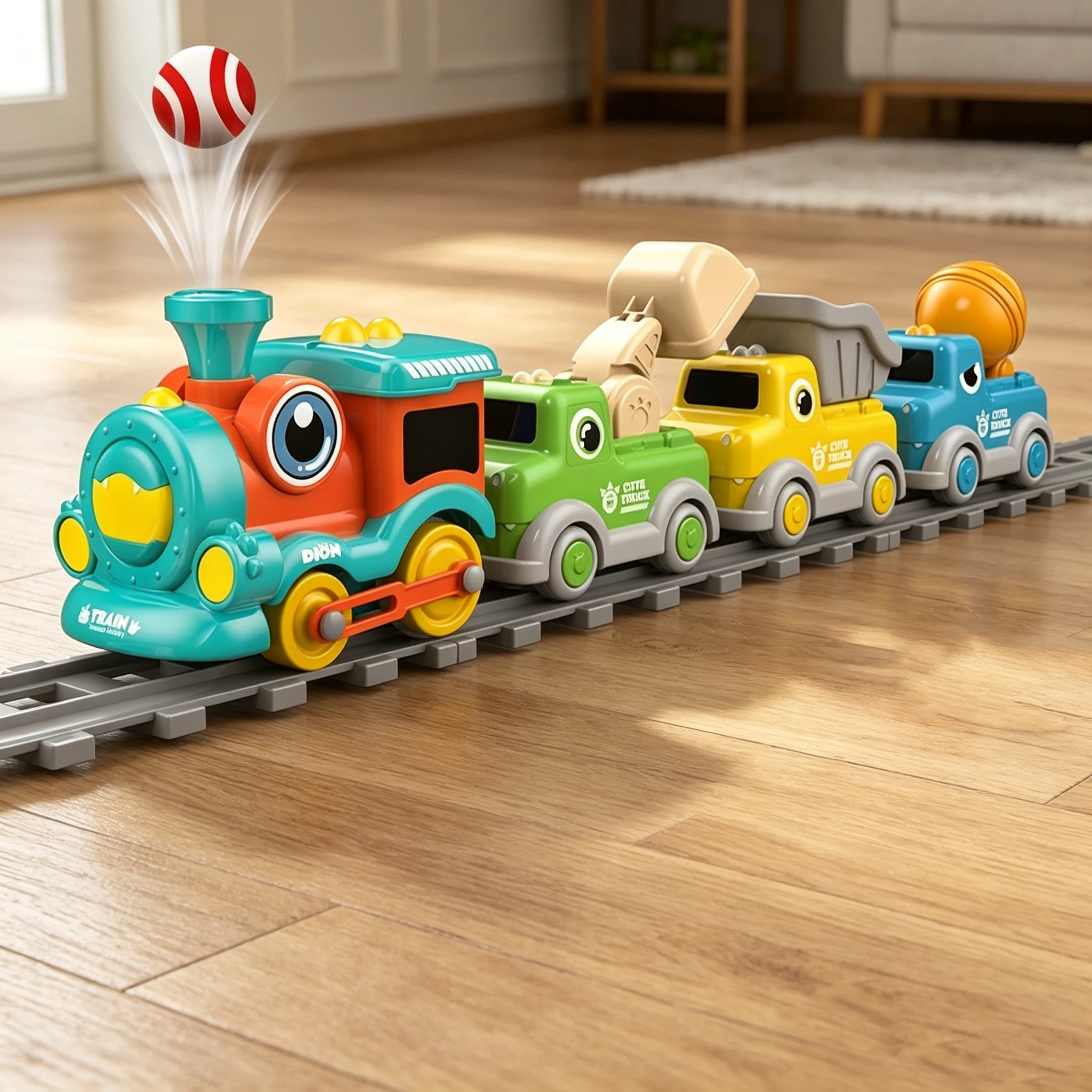 Electric Train Spray-blow Ball Track Train Magnetic Carriages with Light Music Track Engineering Vehicle Kid Birthday Gifts
Electric Train Spray-blow Ball Track Train Magnetic Carriages with Light Music Track Engineering Vehicle Kid Birthday Gifts