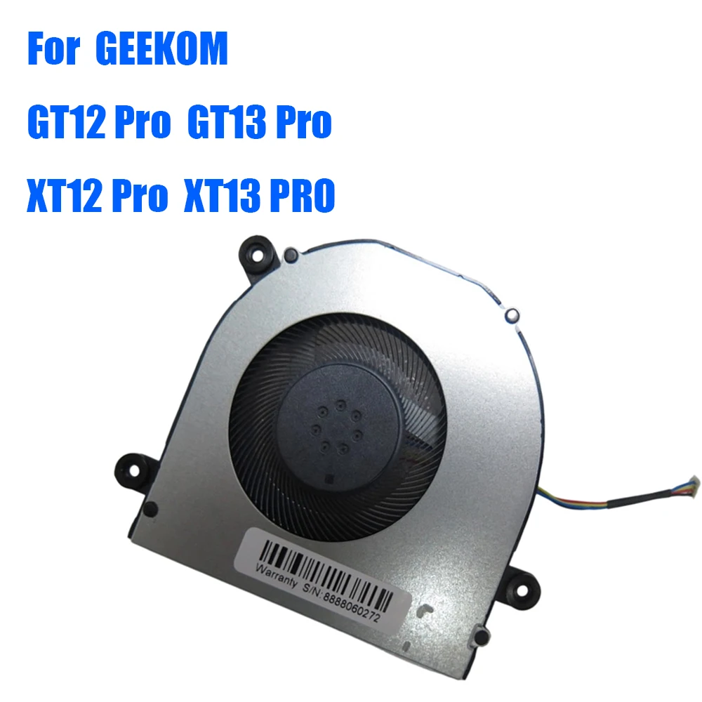 For GEEKOM GT12 Pro GT13 Pro XT12 Pro XT13 PRO Mini-PC DC5V 0.5A 4 PIN (Black-Red-Yellow-Blue) 4 Lines Mini PC Fan New
For GEEKOM GT12 Pro GT13 Pro XT12 Pro XT13 PRO Mini-PC DC5V 0.5A 4 PIN (Black-Red-Yellow-Blue) 4 Lines Mini PC Fan New