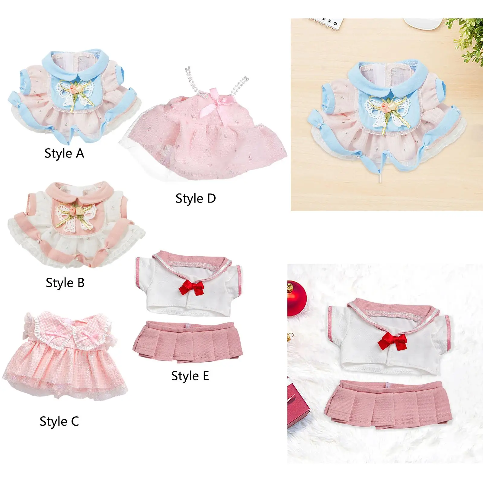 20cm Doll Dress Costumes Photo Props Comfortable for Kids DIY Doll Toy Outifit Dress Up
20cm Doll Dress Costumes Photo Props Comfortable for Kids DIY Doll Toy Outifit Dress Up