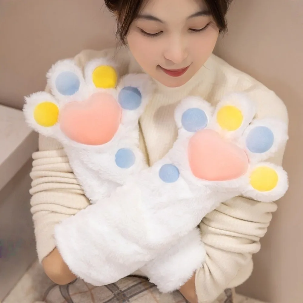 Fashion Cartoon Cosplay Costume Gloves Furry Thicken Cat Paw Gloves Cosplay Props Warm Cat Claw Mittens Club
Fashion Cartoon Cosplay Costume Gloves Furry Thicken Cat Paw Gloves Cosplay Props Warm Cat Claw Mittens Club