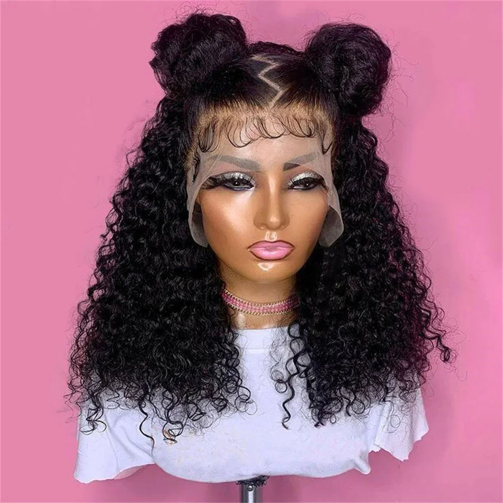 Natural Black Glueless Soft 26Inch Long Kinky Curly Lace Front Wig For Women With Baby Hair Synthetic Preplucked Glueless Daily
Natural Black Glueless Soft 26Inch Long Kinky Curly Lace Front Wig For Women With Baby Hair Synthetic Preplucked Glueless Daily