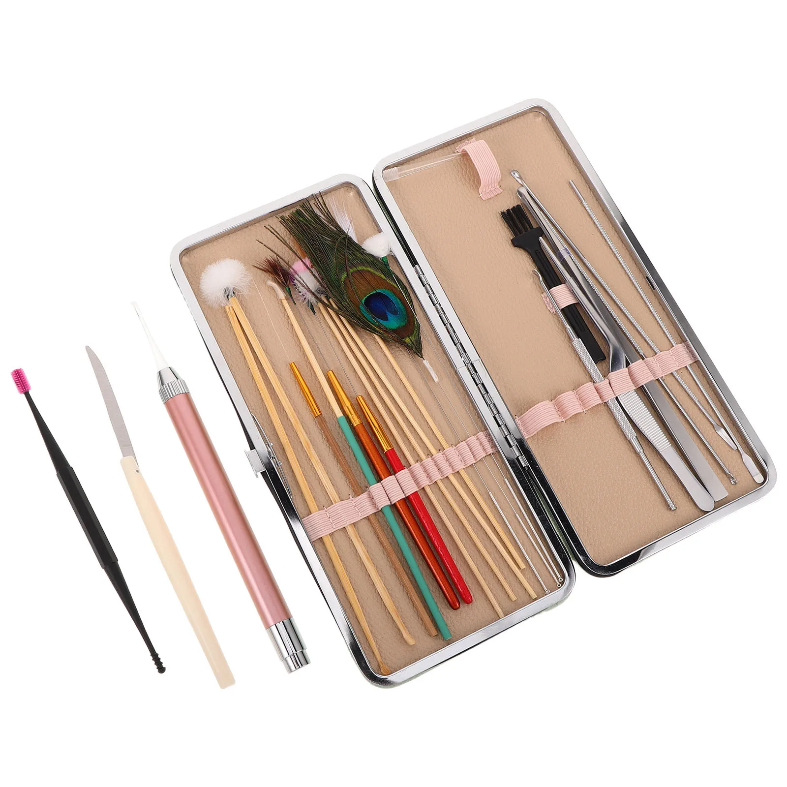 Ear Kit Wax Spoon Tool Scoop Hole Cleaning Remover Removal Swabs Case Extractor Scooper
Ear Kit Wax Spoon Tool Scoop Hole Cleaning Remover Removal Swabs Case Extractor Scooper