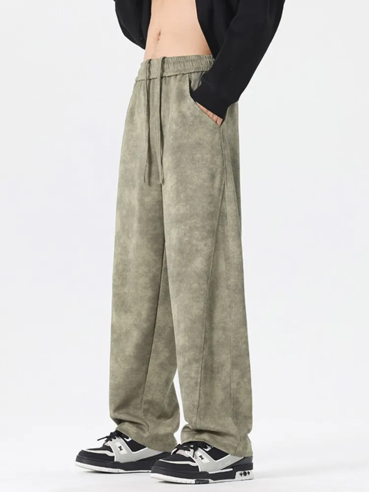 American Retro Tie Dye Men's Spring Autumn Wide Leg Pants Loose Straight Casual Trousers Durable Faionable Youthful Sle
American Retro Tie Dye Men's Spring Autumn Wide Leg Pants Loose Straight Casual Trousers Durable Faionable Youthful Sle