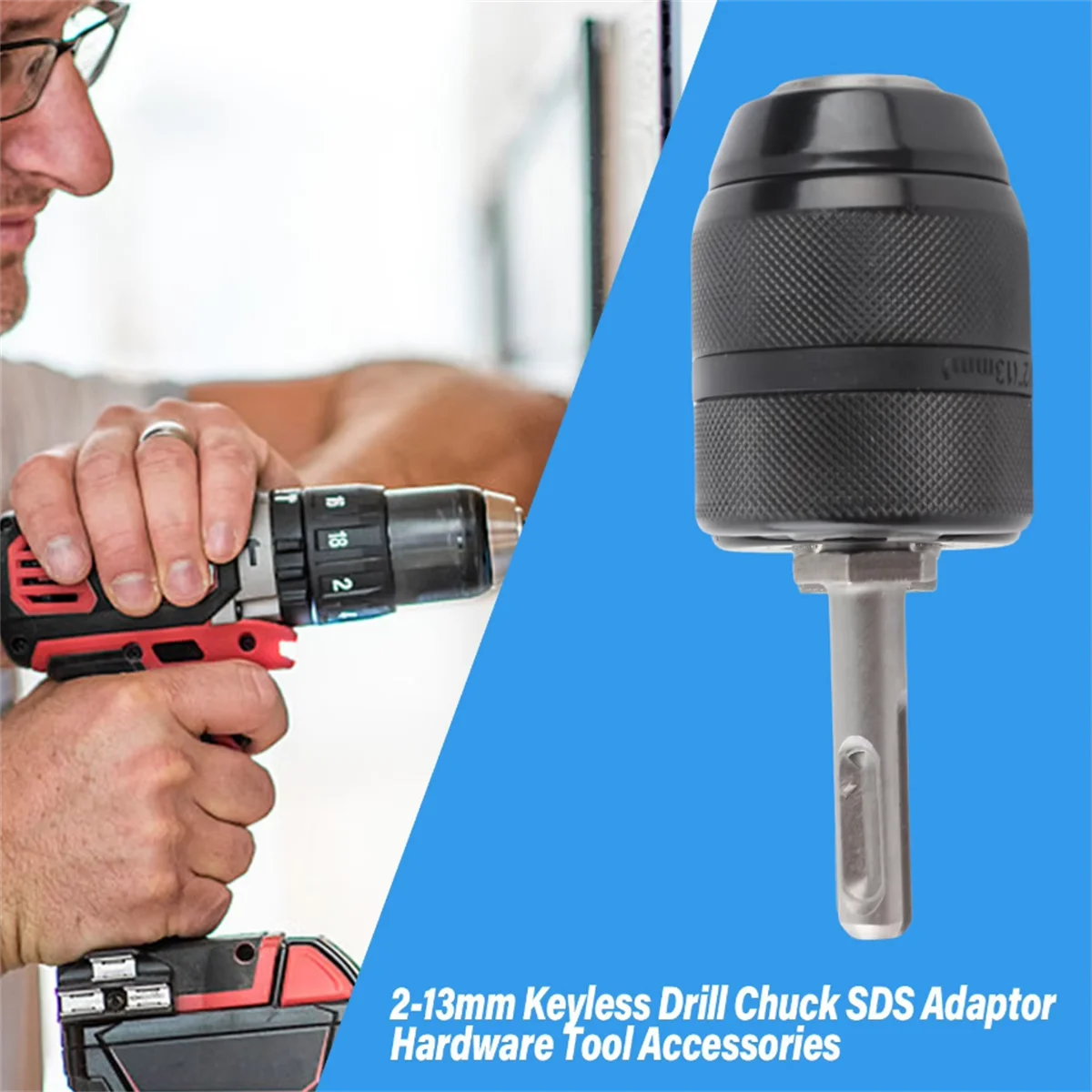 2-13 мм 1/6 "Сверлильный патрон SDS Plus, переходник с хвостовиком, резьба 1/2 "-20UNF, сменный преобразователь, инструменты без ключа для отверток, сверл
2-13 мм 1/6 "Сверлильный патрон SDS Plus, переходник с хвостовиком, резьба 1/2 "-20UNF, сменный преобразователь, инструменты без ключа для отверток, сверл