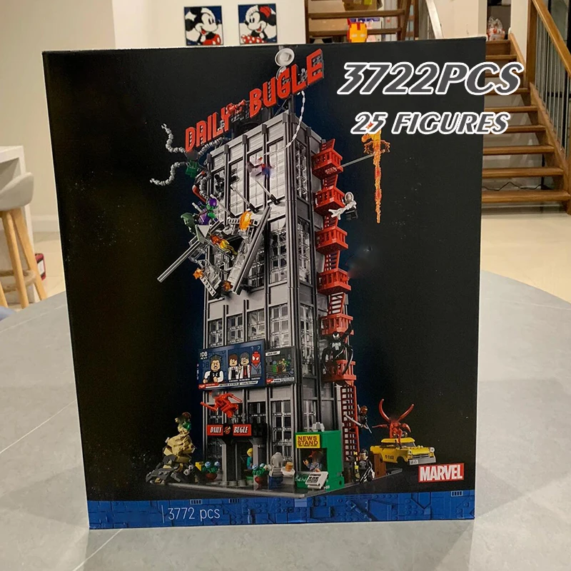 Ежедневный газетный офис, 3772 шт., наборы строительных блоков 76178, совместимые с частицами Legoed, подходят для рождественских подарков
Ежедневный газетный офис, 3772 шт., наборы строительных блоков 76178, совместимые с частицами Legoed, подходят для рождественских подарков