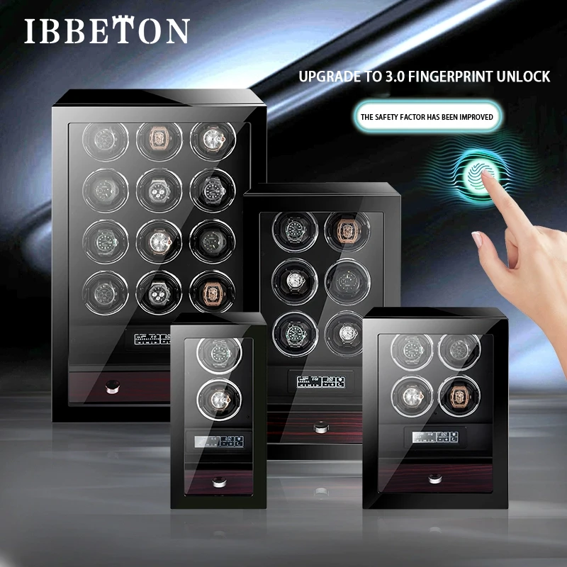 Luxurious fingerprint unlock watch winding device, quiet and high-end watch storage box, professional automatic winding device
Luxurious fingerprint unlock watch winding device, quiet and high-end watch storage box, professional automatic winding device