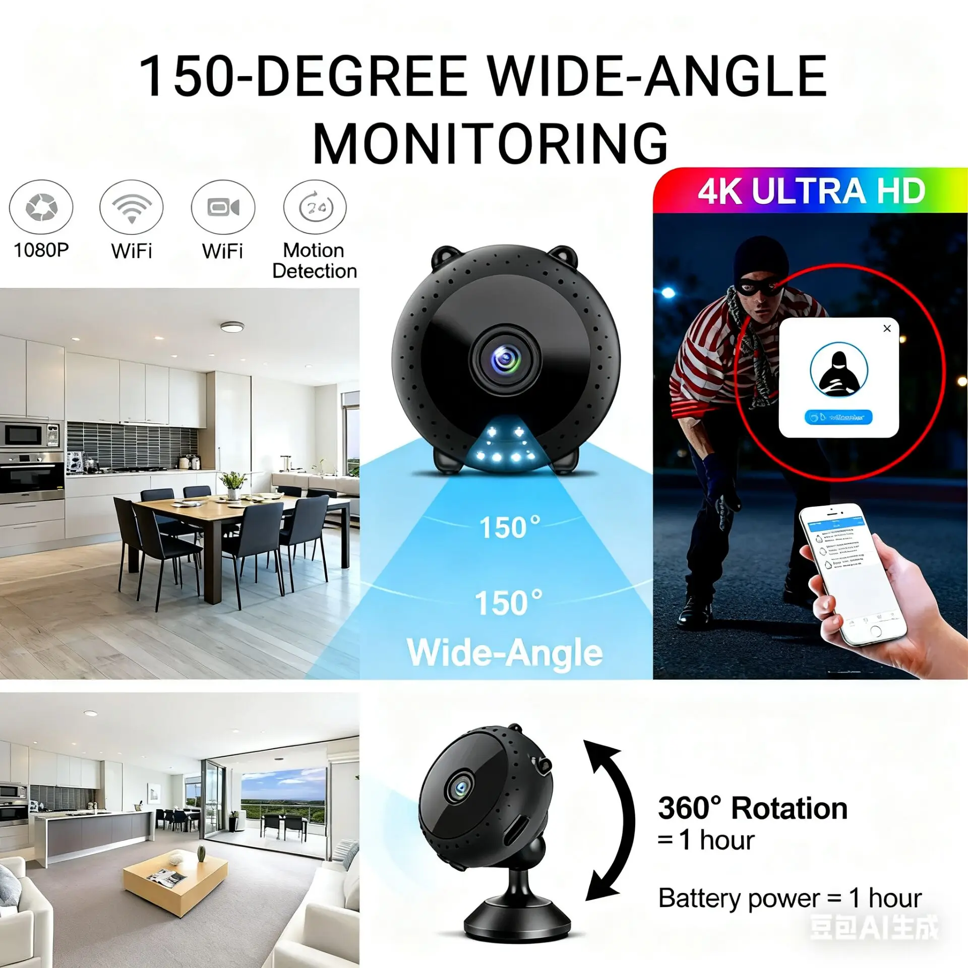 Мини-беспроводная Wi-Fi камера 4K 1080P HD Action невидимый умный дом инфракрасная видеокамера ночного видения для тела автомобиля Espiar
Мини-беспроводная Wi-Fi камера 4K 1080P HD Action невидимый умный дом инфракрасная видеокамера ночного видения для тела автомобиля Espiar