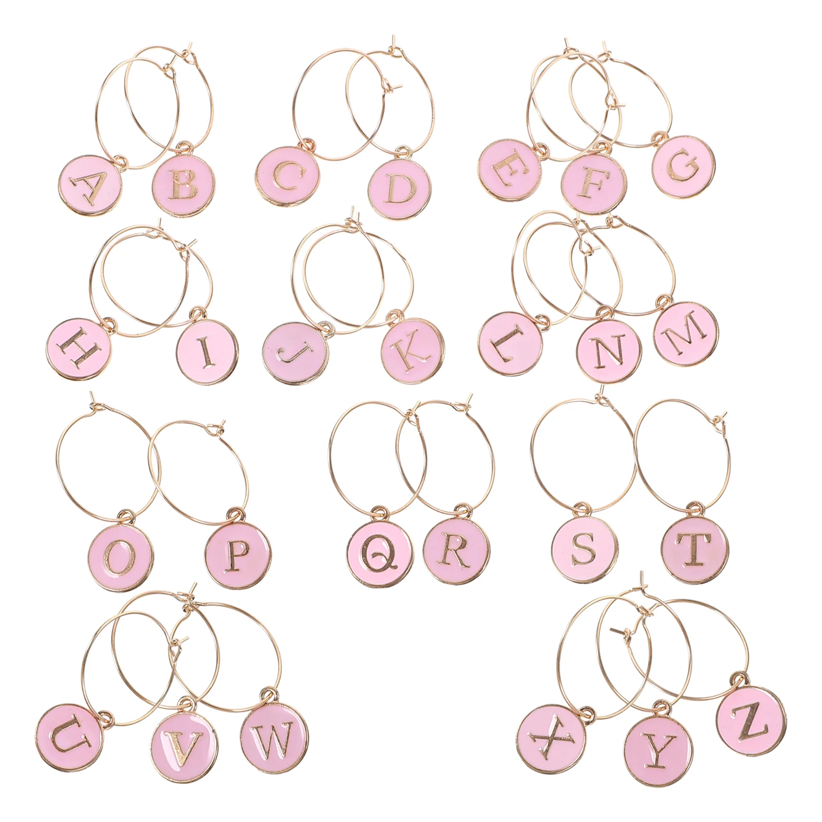 26 Pcs Glass Marking Pendant Charms Tags Cup Markers Drinking Delicate for Drinks Identifiers
26 Pcs Glass Marking Pendant Charms Tags Cup Markers Drinking Delicate for Drinks Identifiers