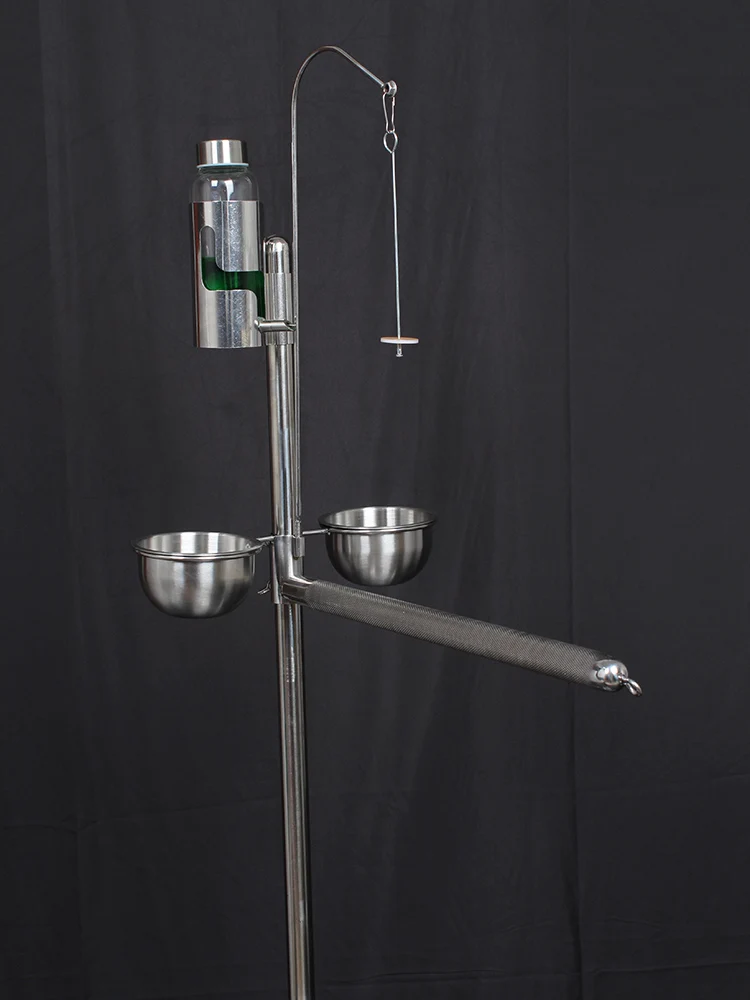 Big parrot stand, large double bird, parrot, bird stand, stainless steel , perch, oversized , raise to the ground 
Big parrot stand, large double bird, parrot, bird stand, stainless steel , perch, oversized , raise to the ground