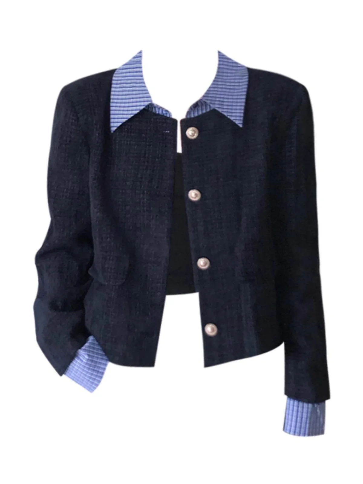 Женская модная свободная куртка больших размеров с воротником-стойкой, в стиле пэчворк, осенняя, трендовая, из высококачественного материала
Женская модная свободная куртка больших размеров с воротником-стойкой, в стиле пэчворк, осенняя, трендовая, из высококачественного материала