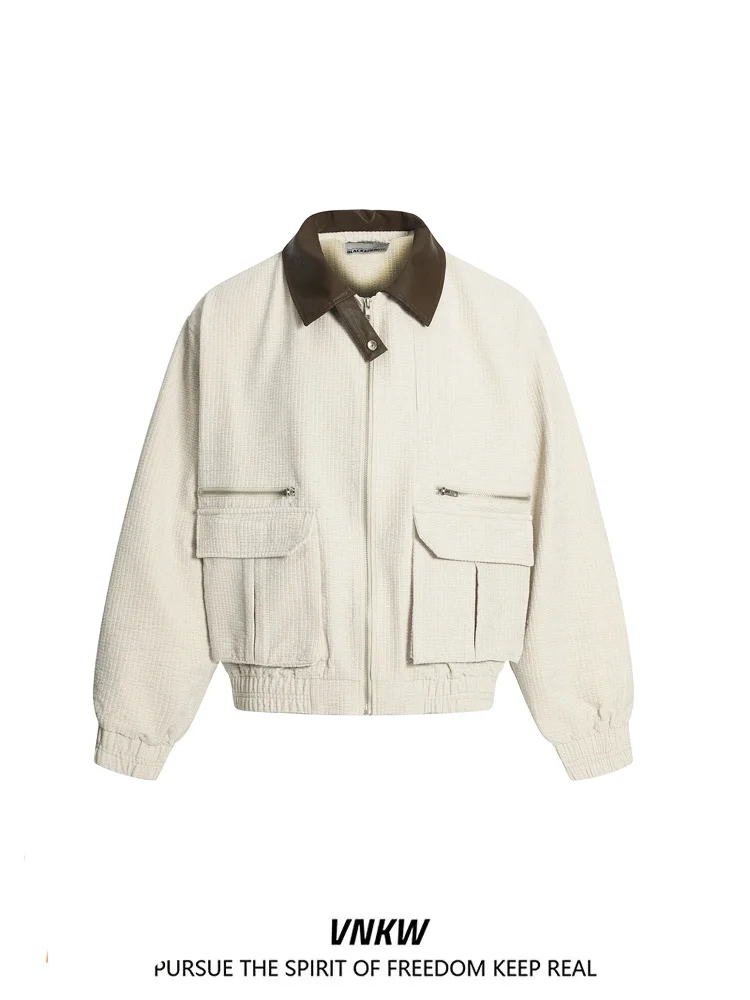 Cleanfit ort Jaet из искусственной кожи с лоскутным воротником, тяжелая вельветовая рабочая одежда, верхняя одежда для пар, модная молодежная повседневная одежда
Cleanfit ort Jaet из искусственной кожи с лоскутным воротником, тяжелая вельветовая рабочая одежда, верхняя одежда для пар, модная молодежная повседневная одежда