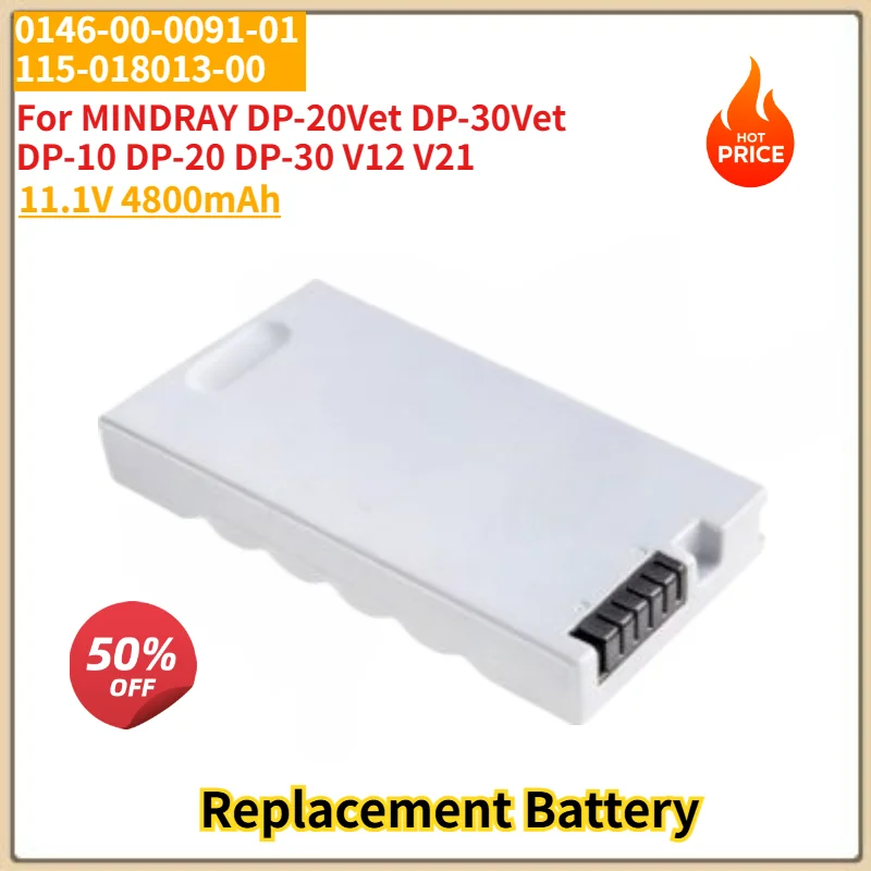 0146-00-0091-01 11.1V 4800mAh High Quality Battey for MINDRAY DP-20Vet DP-30Vet DP-10 DP-20 DP-30 V12 V21 Replacement Battery
0146-00-0091-01 11.1V 4800mAh High Quality Battey for MINDRAY DP-20Vet DP-30Vet DP-10 DP-20 DP-30 V12 V21 Replacement Battery