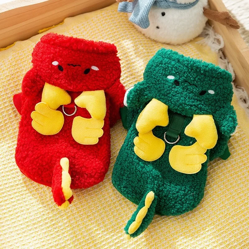 Red Pet Coat Dog New Year Costume Puppy Thick Warm Clothes Halloween Teddy Hoodie Winter New Dog Costume
Red Pet Coat Dog New Year Costume Puppy Thick Warm Clothes Halloween Teddy Hoodie Winter New Dog Costume
