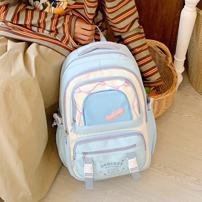 Women's Backpack Letter Print Mesh Pocket Multi Pocket Adjustable Strap Casual Daily Student School Bag 2026 New Back Pack
Women's Backpack Letter Print Mesh Pocket Multi Pocket Adjustable Strap Casual Daily Student School Bag 2026 New Back Pack