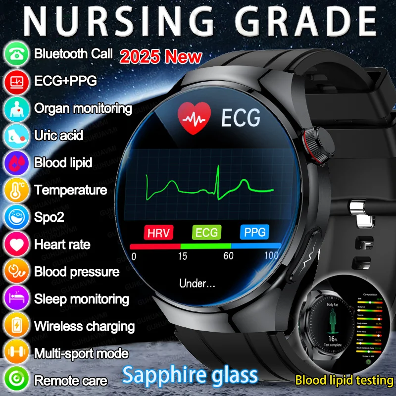 Новинка 2025 года для HUAWEI Micro Physical Examination Health Смарт-часы для мужчин ЭКГ + PPG Жир тела Мочевая кислота Полный кислород в крови BT Часы для вызова
Новинка 2025 года для HUAWEI Micro Physical Examination Health Смарт-часы для мужчин ЭКГ + PPG Жир тела Мочевая кислота Полный кислород в крови BT Часы для вызова