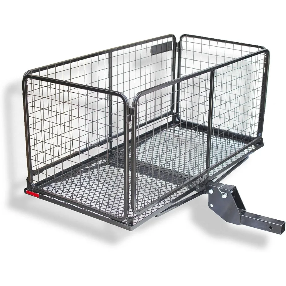 CARPOD Cargo Carrier Hitch Basket, 14 cu ft, Durable/Reliable, 4" Raised Shank, One-Piece Welded Galvanized Frames, Folds Flat,
CARPOD Cargo Carrier Hitch Basket, 14 cu ft, Durable/Reliable, 4" Raised Shank, One-Piece Welded Galvanized Frames, Folds Flat,