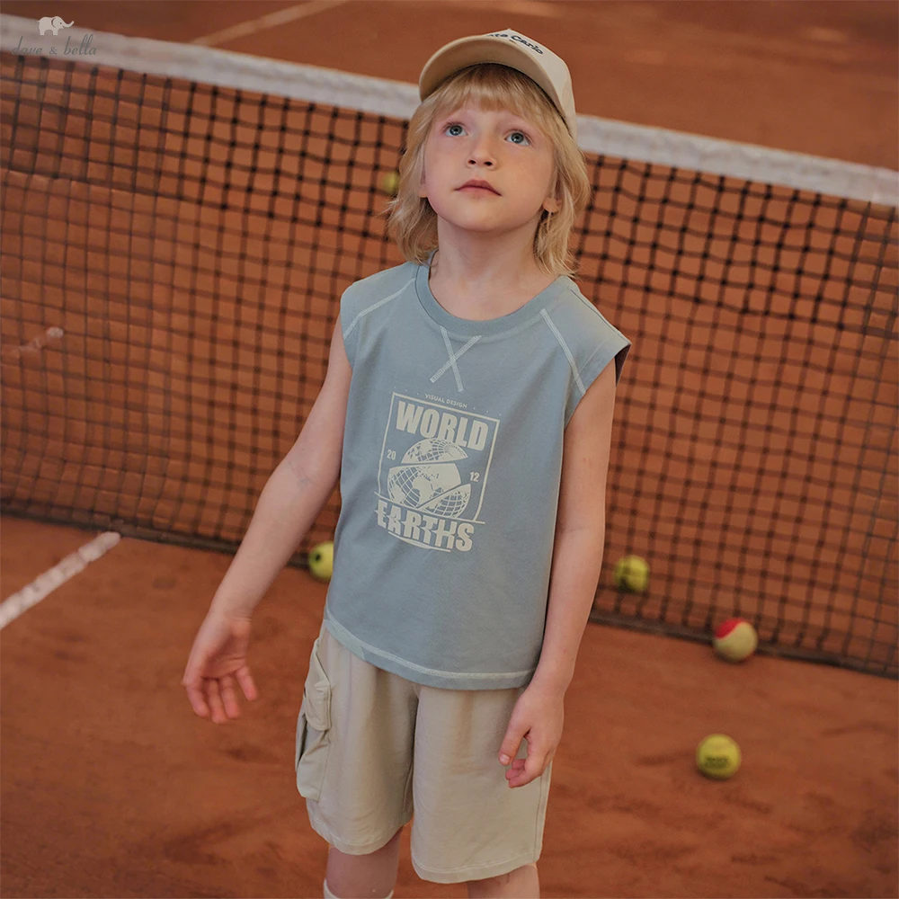 Dave Bella Boys Summer Suit Children Printed Sleeveless Vest T-shirt Shorts Two-Piece Set Casual Tops Clothing Set DK2261205
Dave Bella Boys Summer Suit Children Printed Sleeveless Vest T-shirt Shorts Two-Piece Set Casual Tops Clothing Set DK2261205