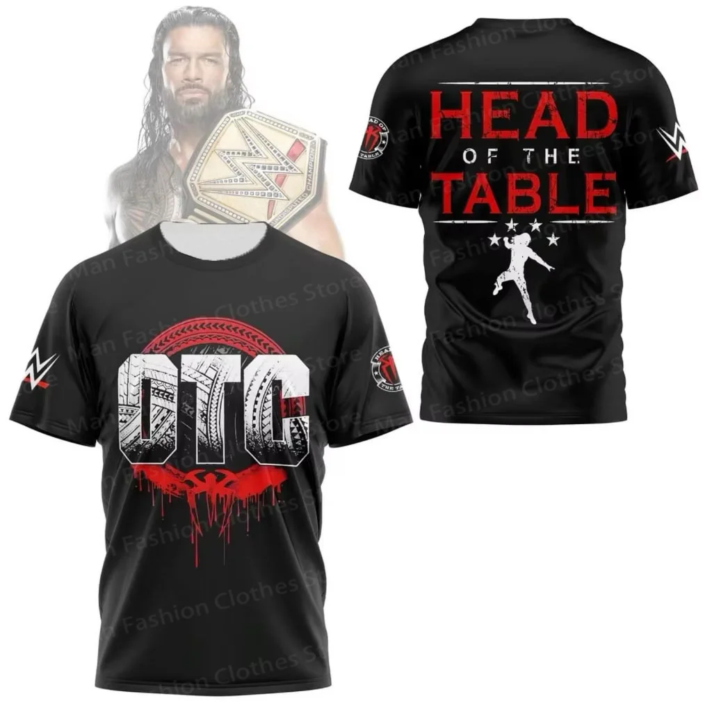 2025 Summer New Style Men's Women's New 3D Printed Roman Reigns The OTC Men T-Shirt Street Casual Sports Fashion Top T-shirts
2025 Summer New Style Men's Women's New 3D Printed Roman Reigns The OTC Men T-Shirt Street Casual Sports Fashion Top T-shirts