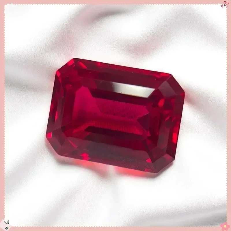Lab Grown Ruby Pigeon Blood Gemstones VVS1 Emerald Cut Synthetic Ruby Loose Gems with Certificate Mix and Match Freely
Lab Grown Ruby Pigeon Blood Gemstones VVS1 Emerald Cut Synthetic Ruby Loose Gems with Certificate Mix and Match Freely