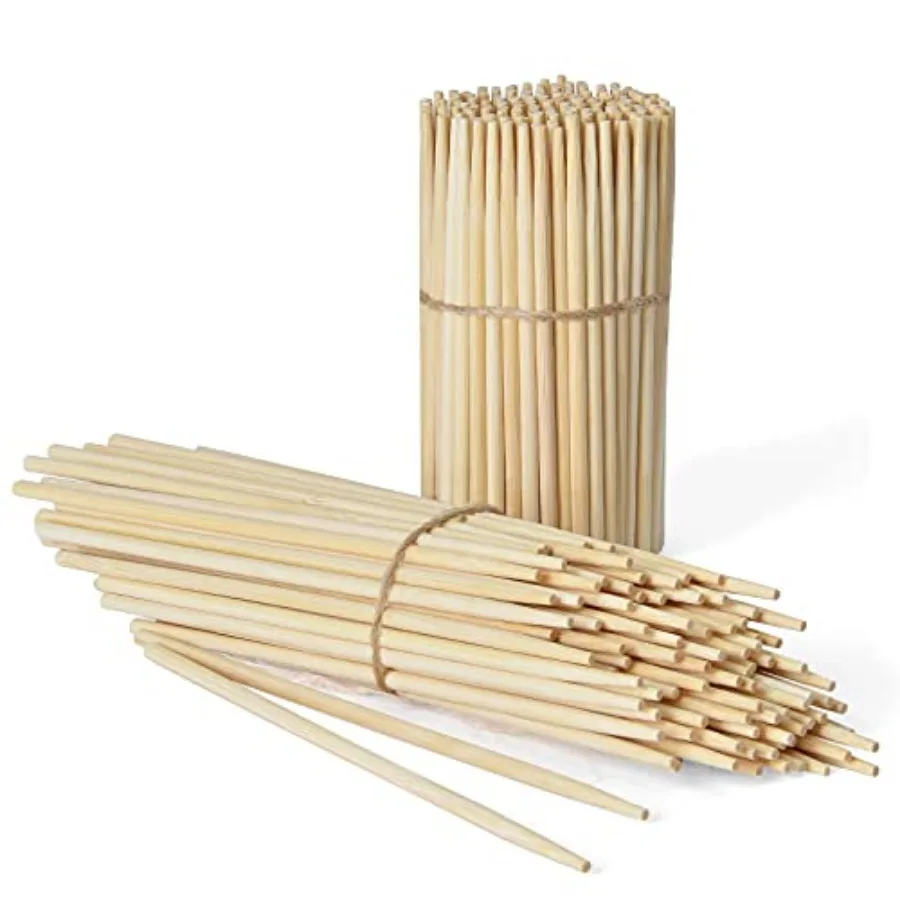 Bamboo Skewers for 4 Inch ≈4.3" Blunt Tip/Non Pointed, Wooden Cake Pop Sticks for Lollipop Fondue Crafts Cheese Dipping, Oven S
Bamboo Skewers for 4 Inch ≈4.3" Blunt Tip/Non Pointed, Wooden Cake Pop Sticks for Lollipop Fondue Crafts Cheese Dipping, Oven S
