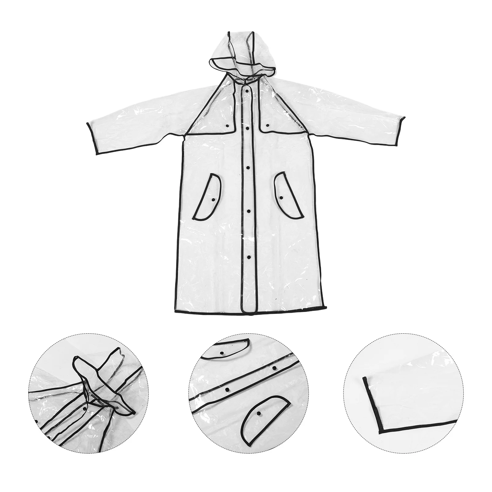 Student Raincoat Waterproof: Clear Kids Rain Jacket Hooded Lightweight Portable For Children Over 140Cm Transparent Rainwear For
Student Raincoat Waterproof: Clear Kids Rain Jacket Hooded Lightweight Portable For Children Over 140Cm Transparent Rainwear For