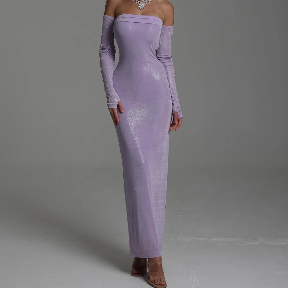 Customized Elegant Crystal Strapless Jersey Detachable Sleeve Sleeveless Evening Dress Fashion Celebrity Gowns Vestido
Customized Elegant Crystal Strapless Jersey Detachable Sleeve Sleeveless Evening Dress Fashion Celebrity Gowns Vestido