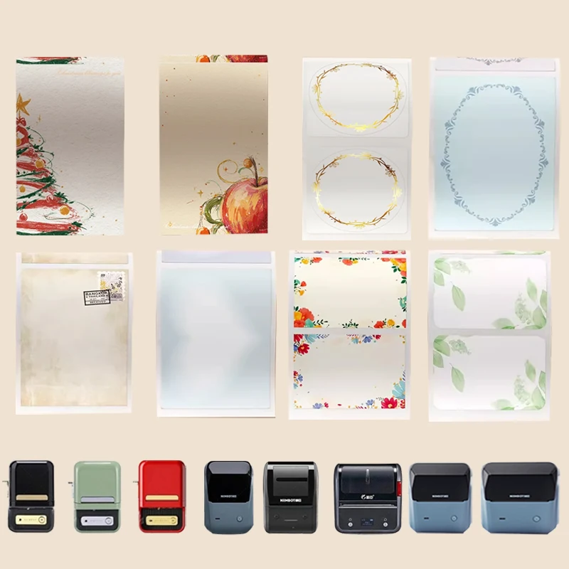 NIIMBOT B1/B21/B31/B4/B203/B3S Flower Shop Blessing Label Greeting Card Sticker Cake Shop Gift Baking Waterproof Thermal Paper
NIIMBOT B1/B21/B31/B4/B203/B3S Flower Shop Blessing Label Greeting Card Sticker Cake Shop Gift Baking Waterproof Thermal Paper