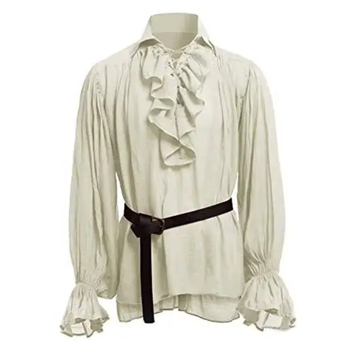 Medieval Artistic Men's Pure Color Pleated irt Elastic Sve Performance T-irt M Model Ethnic Clothing without Brand
Medieval Artistic Men's Pure Color Pleated irt Elastic Sve Performance T-irt M Model Ethnic Clothing without Brand